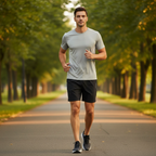 Crivit Men's Black 2-in-1 Running Shorts - Size XL