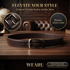 LEVI'S Men's Black Grained Leather Belt with black Buckle