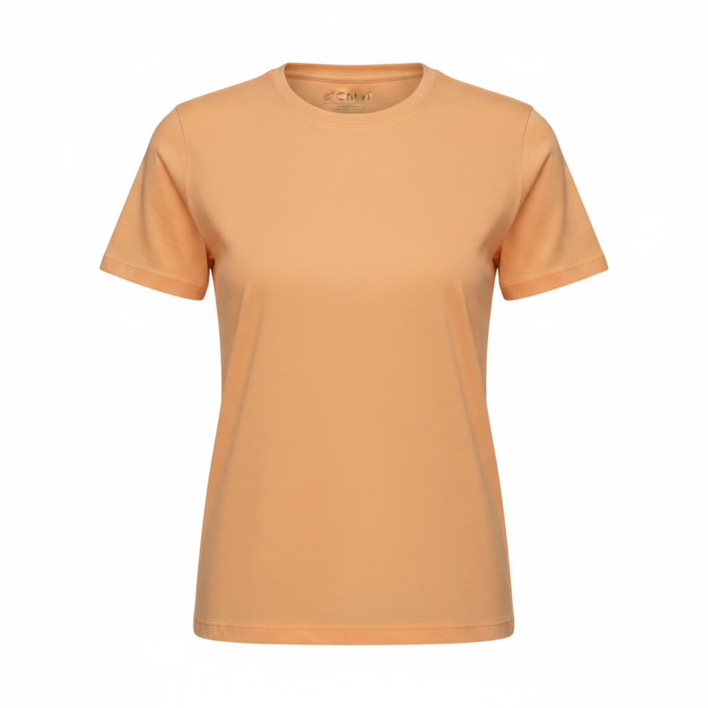 Crivit Women's Peach Short Sleeve Active T-Shirt - Size L