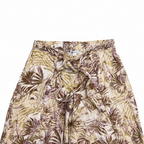 Rockmans Women's Tropical Leaf Print Wide Leg Pants Size 12