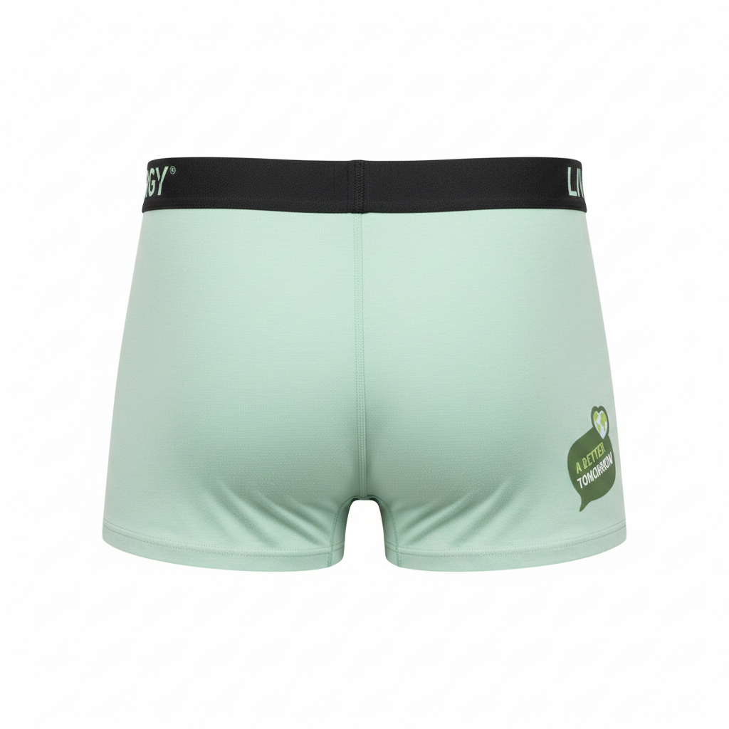 Livergy Men's Mint Green Cotton Boxer Shorts