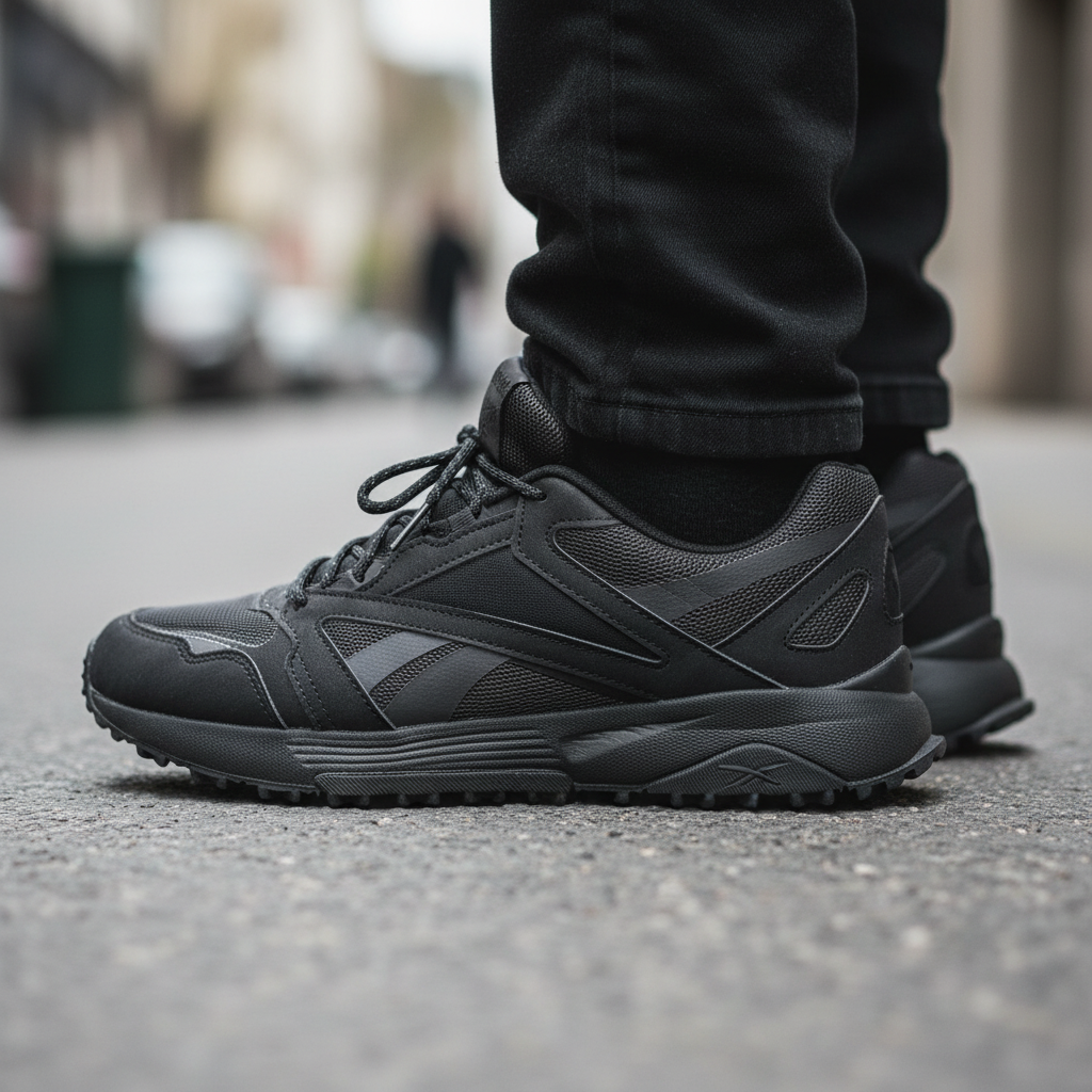 Reebok Men's Black Trail Running Shoes - Premium