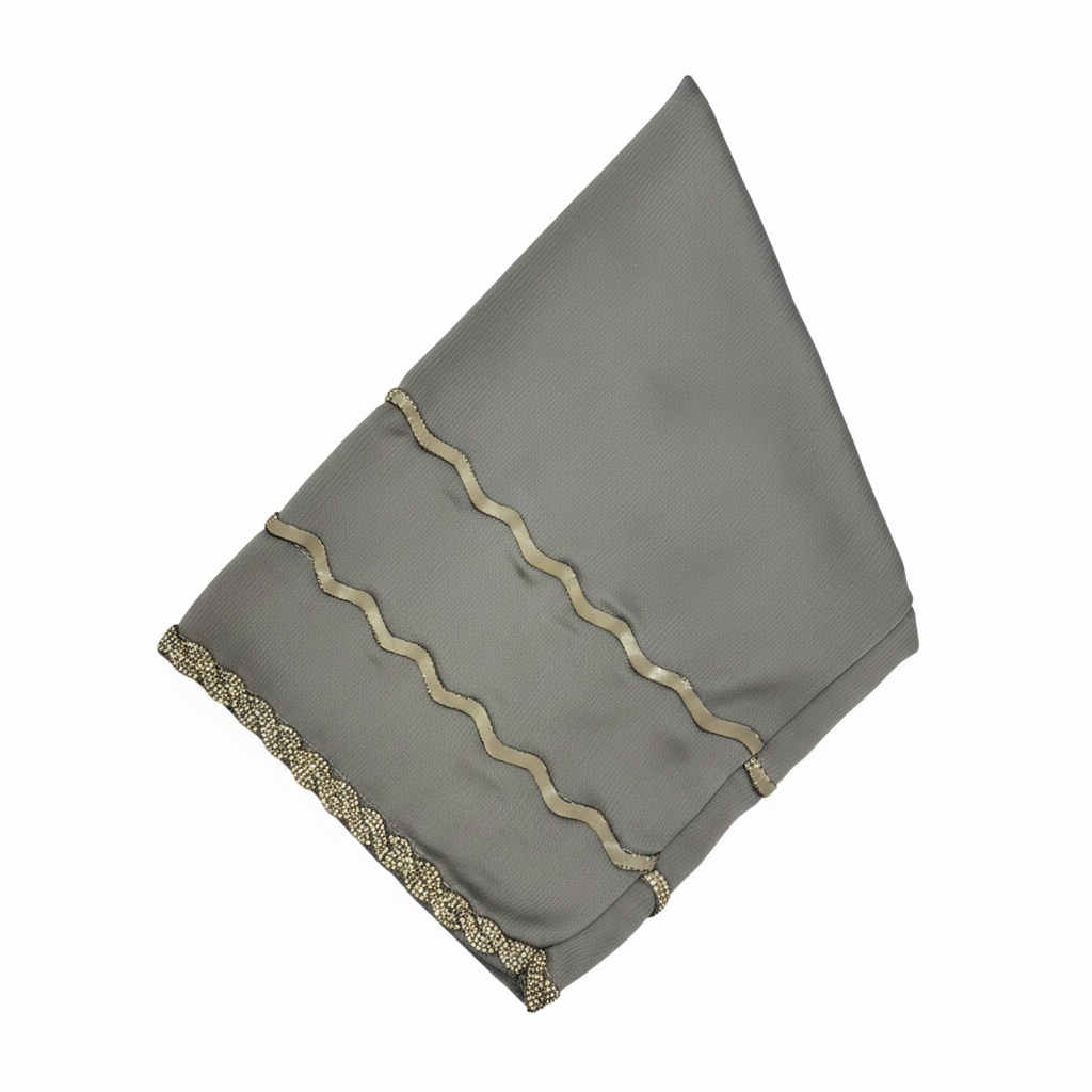 Dar Tuson Women's Charcoal Grey Embellished Tunic Dress