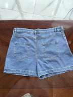 Esmara Mid-Blue Wash Straight Fit Denim Shorts