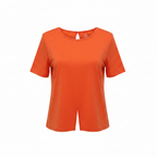 Athlux Women's Orange Performance Activewear Tee - M