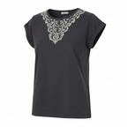 Esmara Women's Hemp and Organic Cotton Lace Back T-Shirt