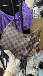 LOUIS VUITTON MADE IN FRANCE Classic Brown Checkered Pochett
