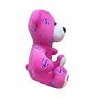 Pink Superman Logo Plush Teddy Bear