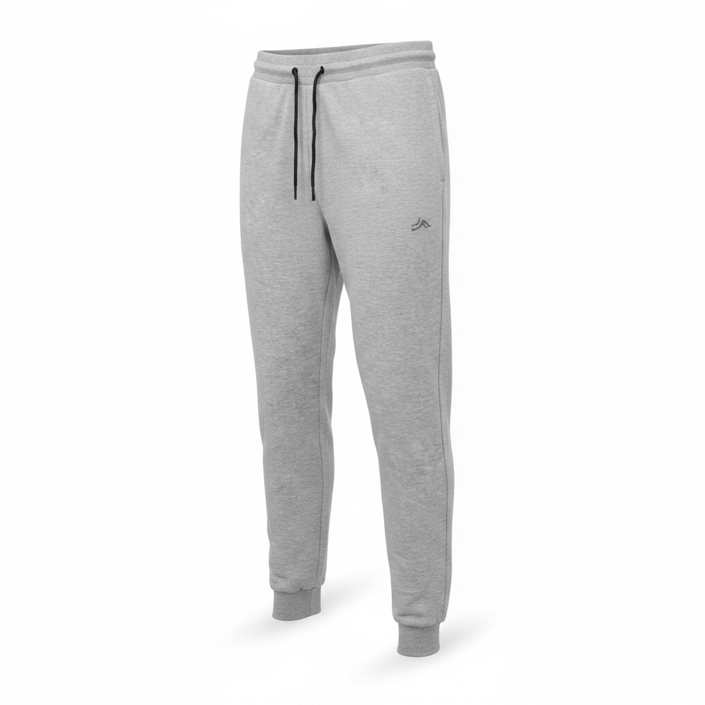 Men's Reflex Heather Grey Slim Fit Athletic Joggers
