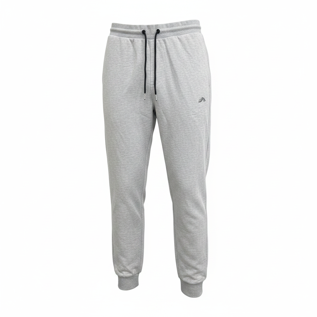 Crivit Women's Grey Melange Recycled Cotton Joggers