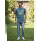Jeanswest Steel Blue Surf Club Graphic T-Shirt Regular Fit S