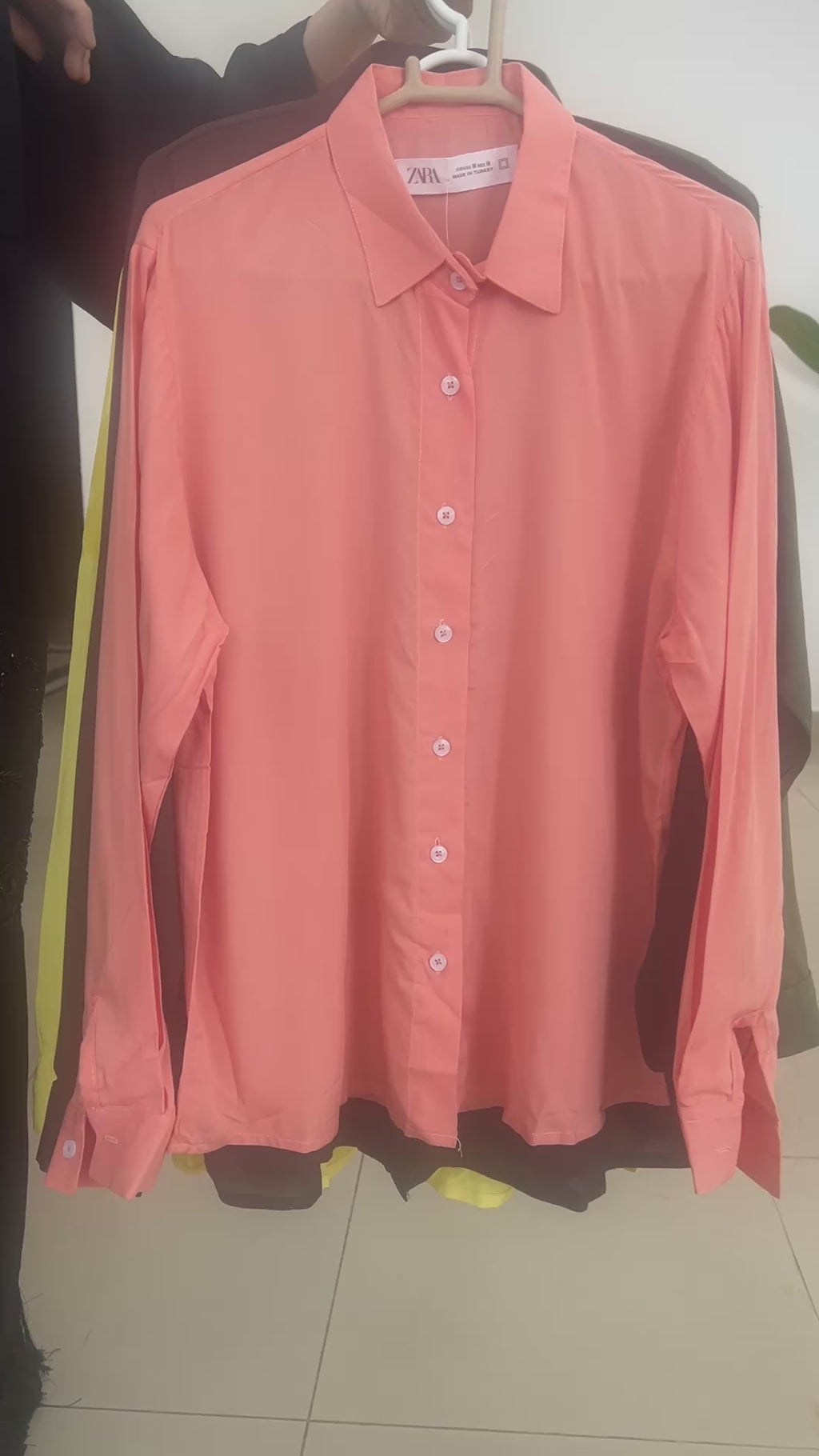 Women's Yellow Rayon Shirt and Pants Set